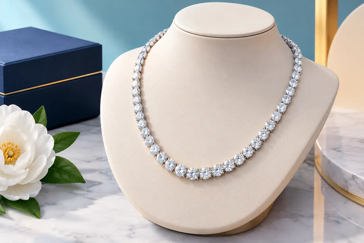 Lab Grown Diamond Riviera Necklace Guide