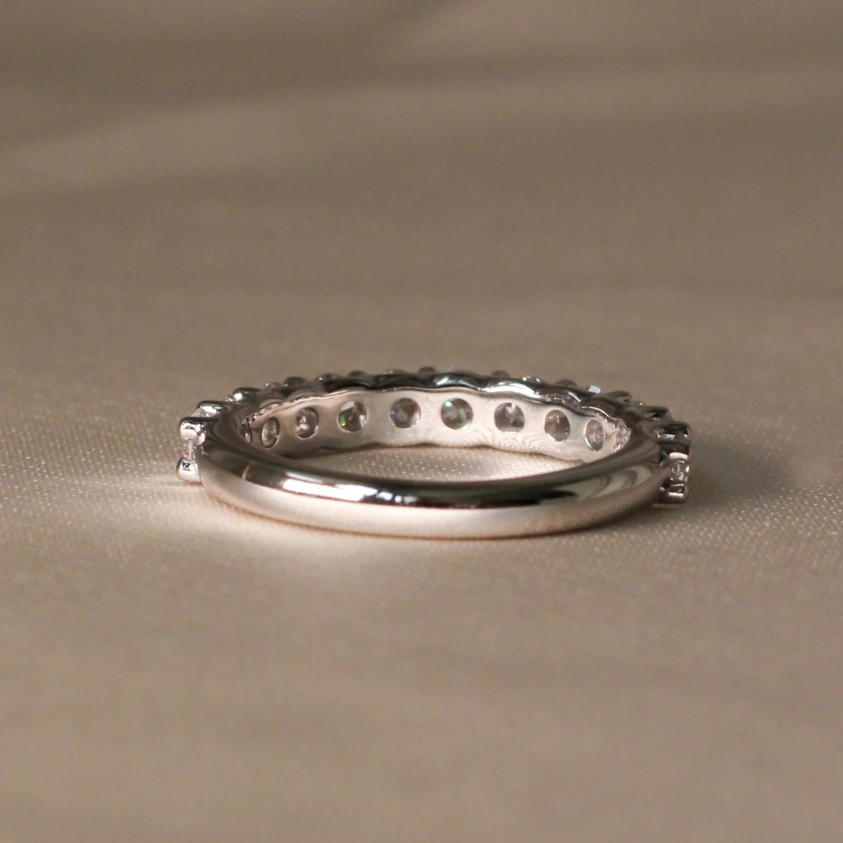 Classic Round Diamond wedding & anniversary ring View 2