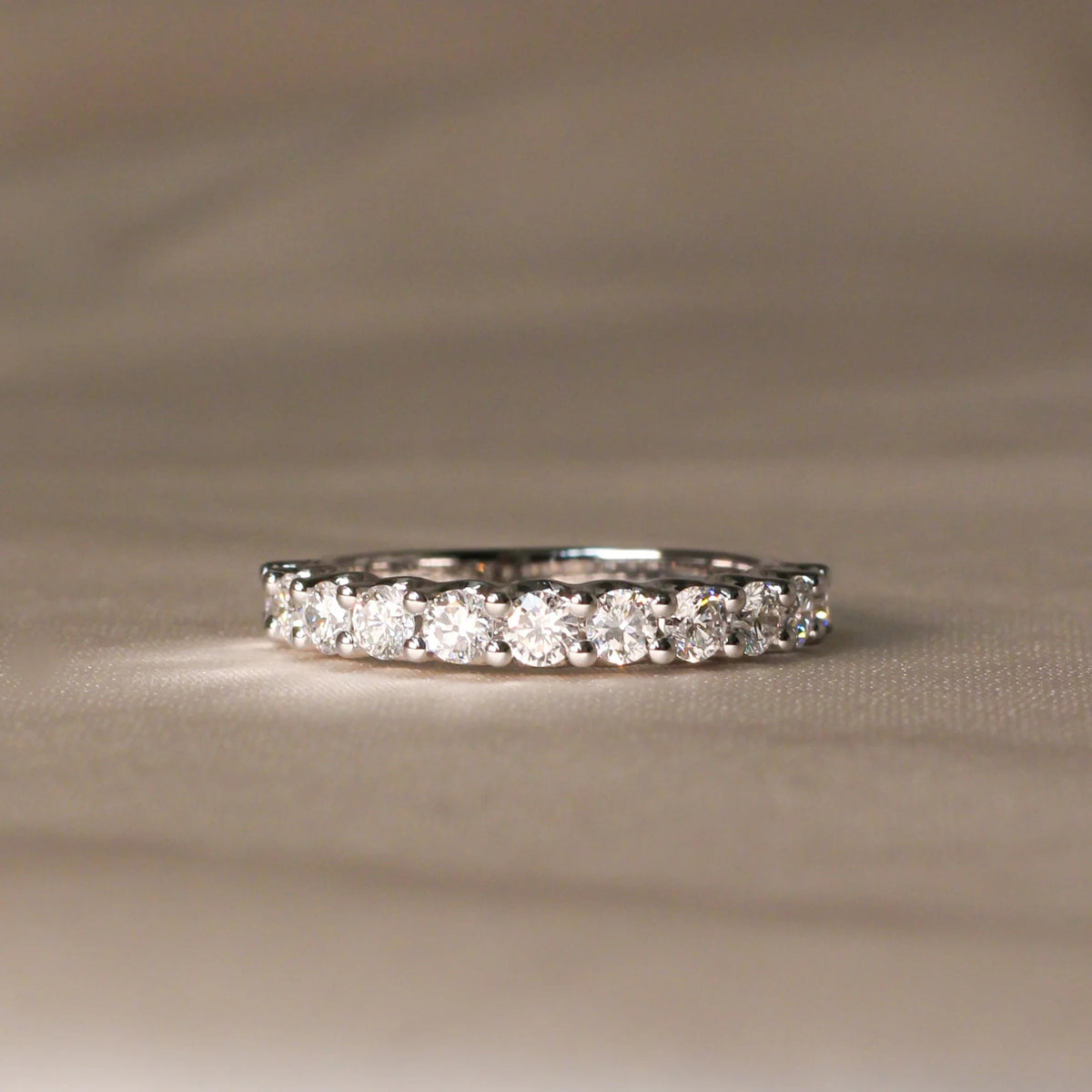 Classic Round Diamond wedding & anniversary ring ROSE 10K