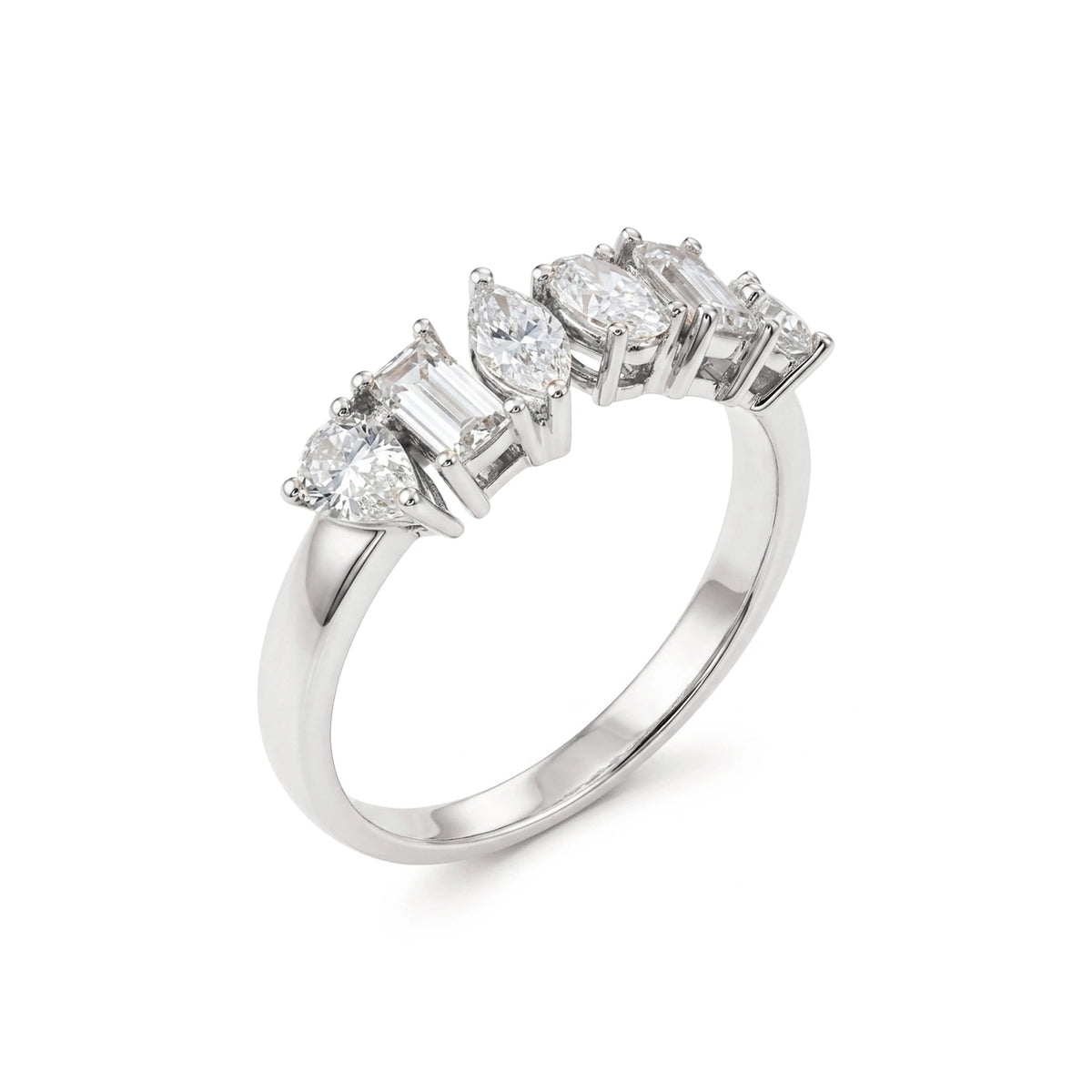 The Symphony Multi-Shape Diamond Ring View 9