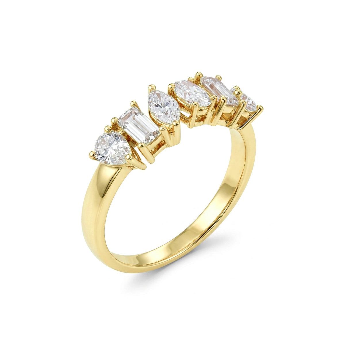The Symphony Multi-Shape Diamond Ring View 13
