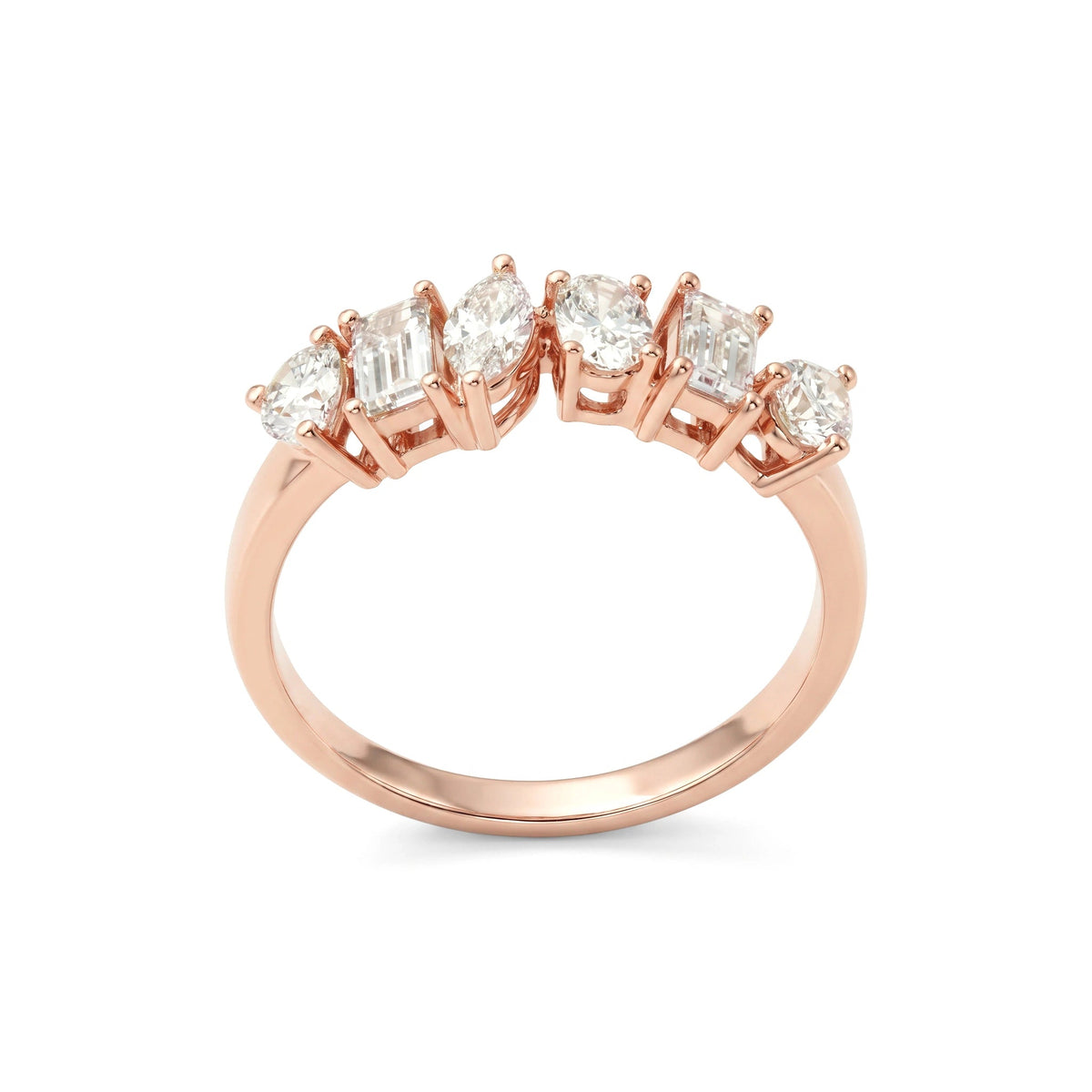 The Symphony Multi-Shape Diamond Ring View 6