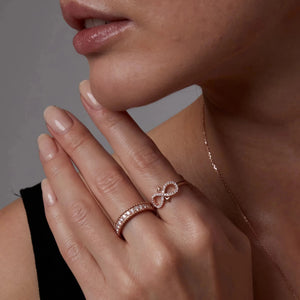 'Eternal' Design Infinity Star Motif Diamond Ring