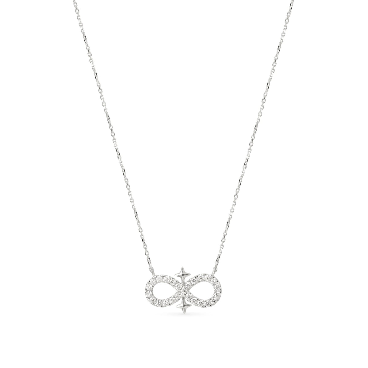 'Eternal' Infinity & Star Motif Pendant Necklace View 4