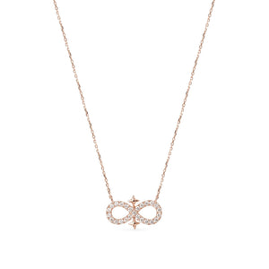 'Eternal' Infinity & Star Motif Pendant Necklace