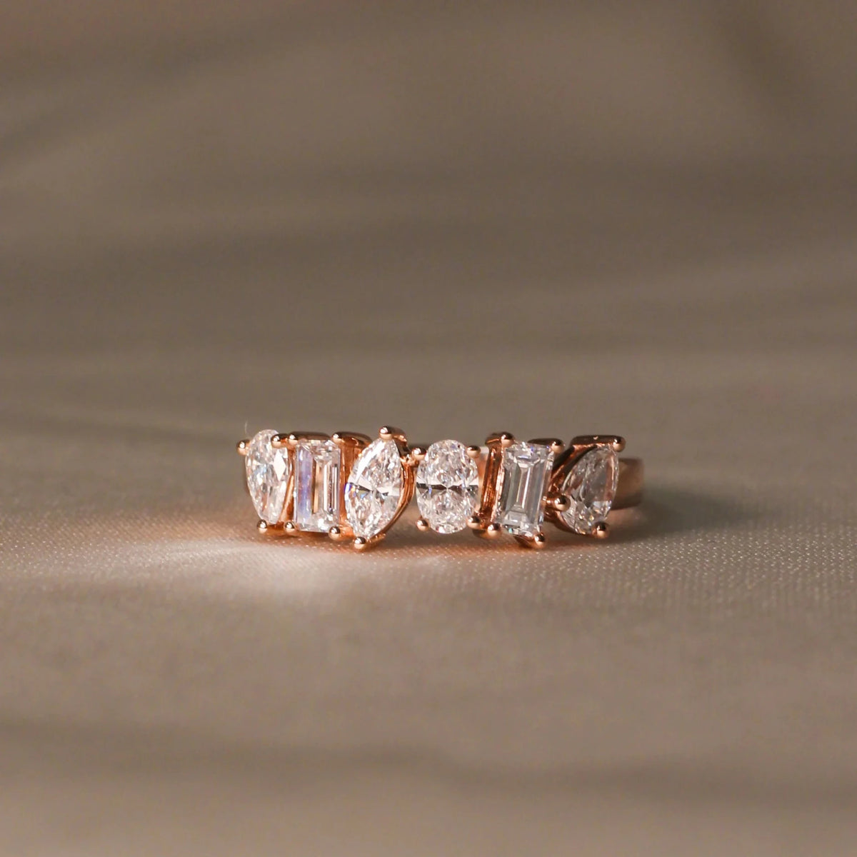 The Symphony Multi-Shape Diamond Ring ROSE 10K