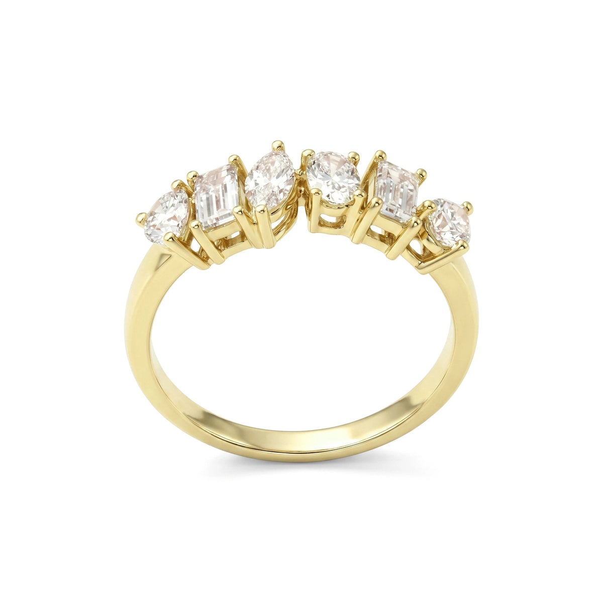 The Symphony Multi-Shape Diamond Ring View 12