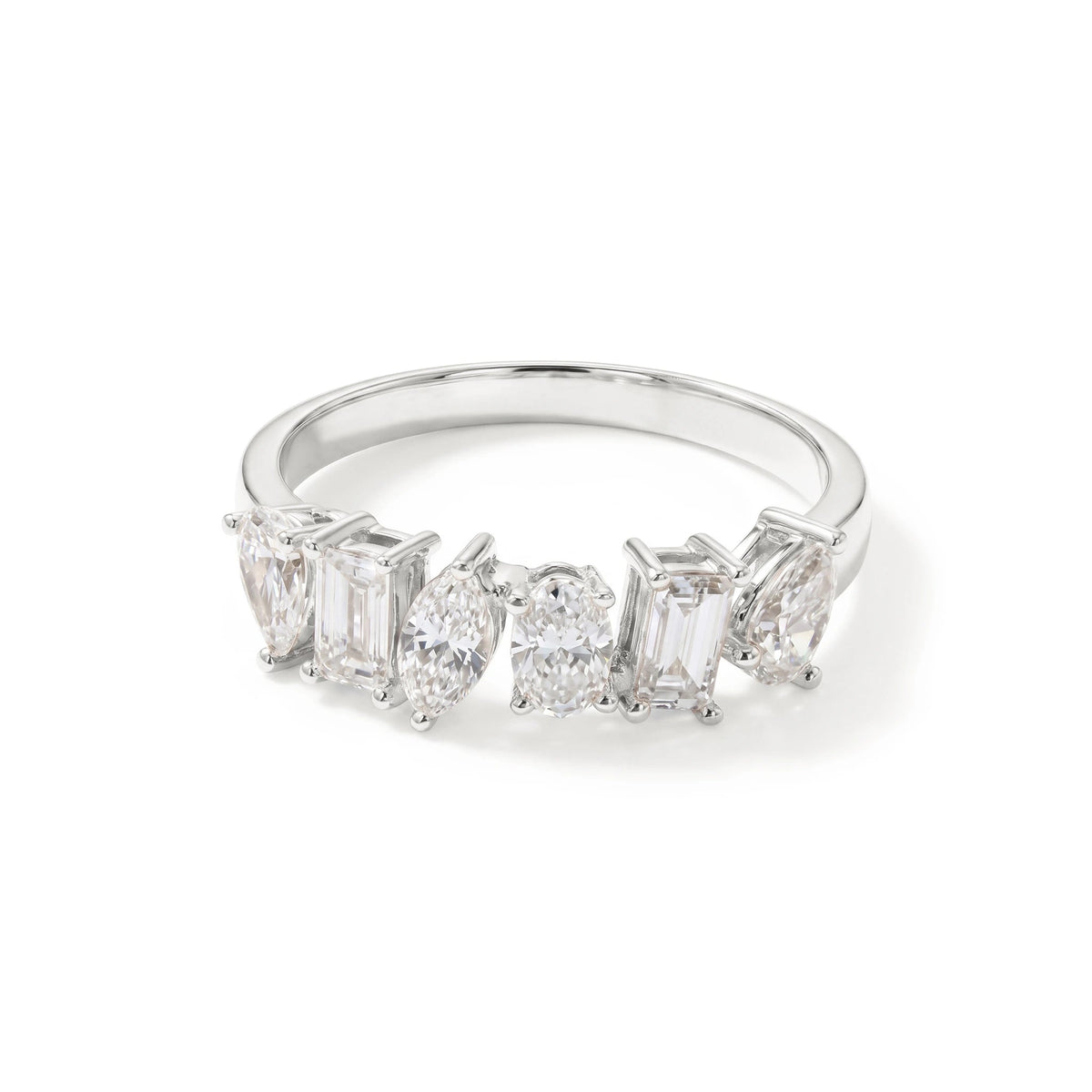 The Symphony Multi-Shape Diamond Ring View 8